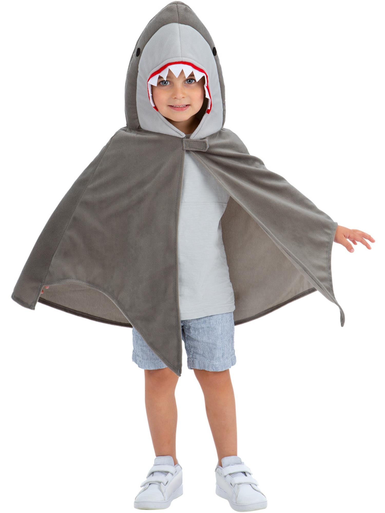 smiffys-fever-hai-cape-kinder-umhang-4-7-jahre image 1