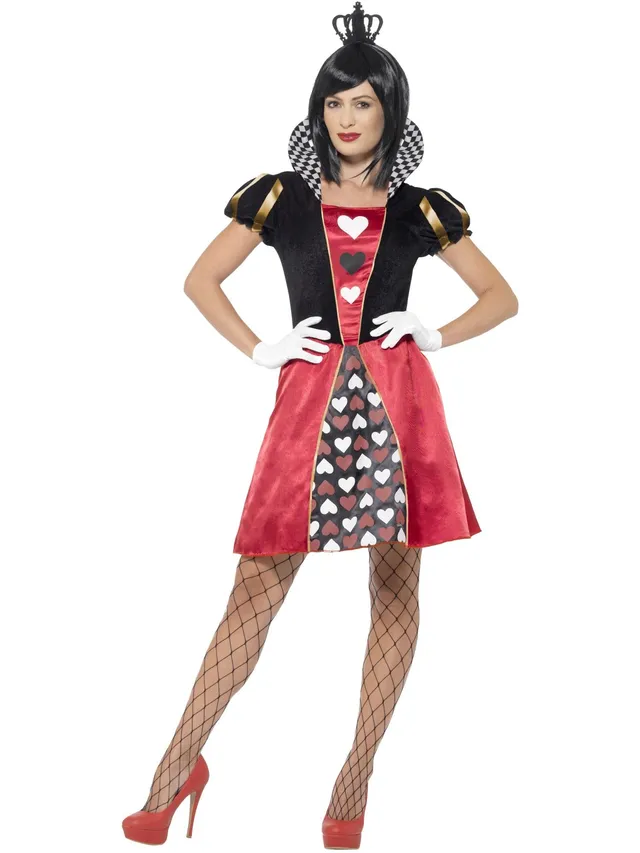 smiffys-fever-herzk-nigin-kost-m-rot-damen-gr-m-12-14 image 1