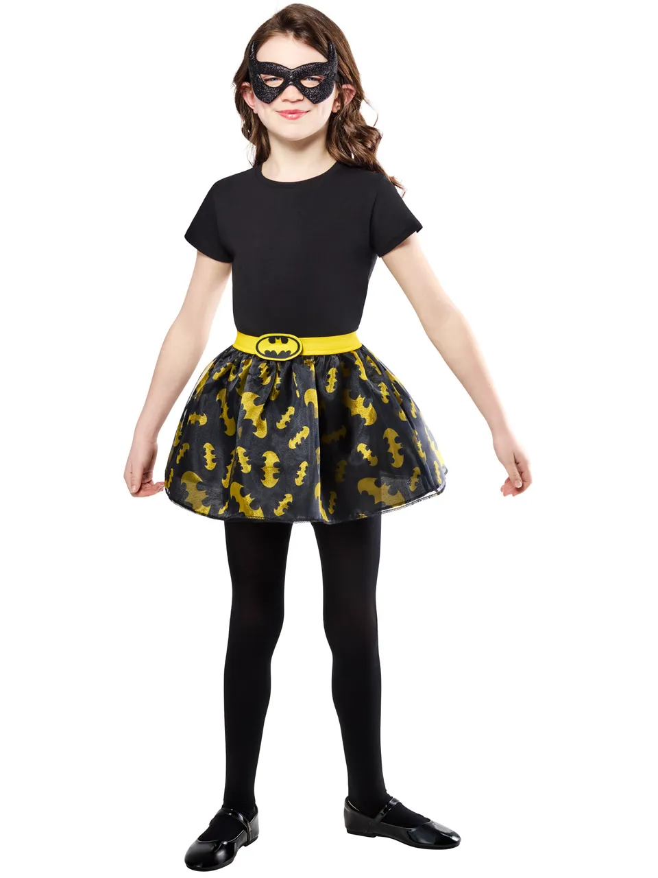 rubies-batgirl-tutu-set-kost-m-kinder-5-8-jahre-glitzer image 1