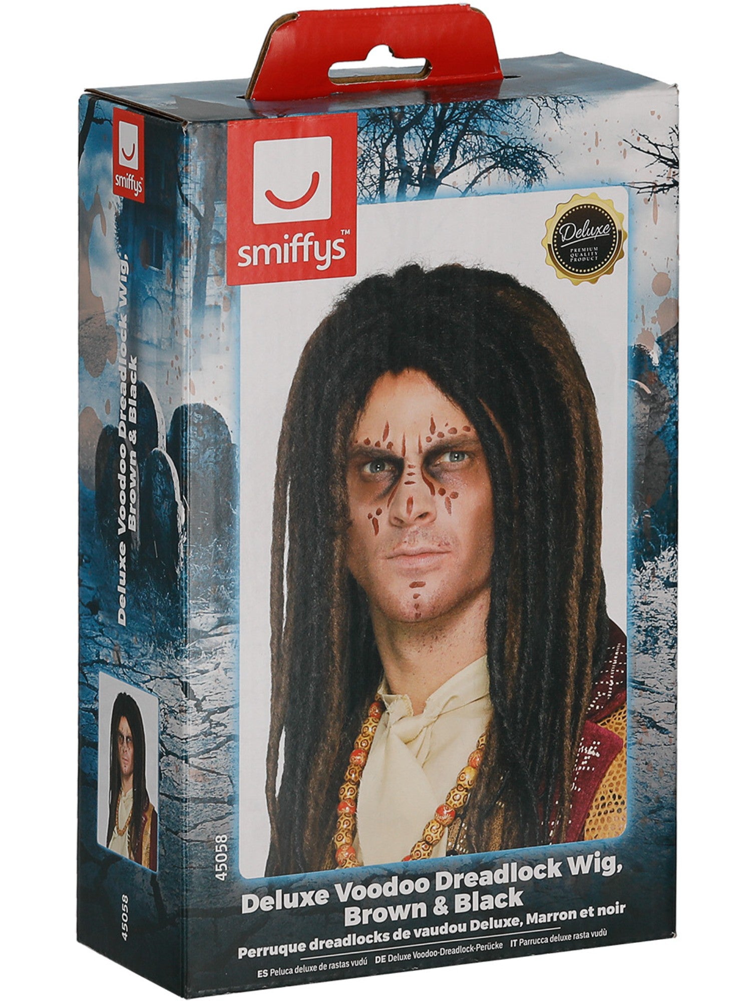 smiffys-fever-voodoo-dreadlock-per-cke-braun-schwarz-damen-herren image 4