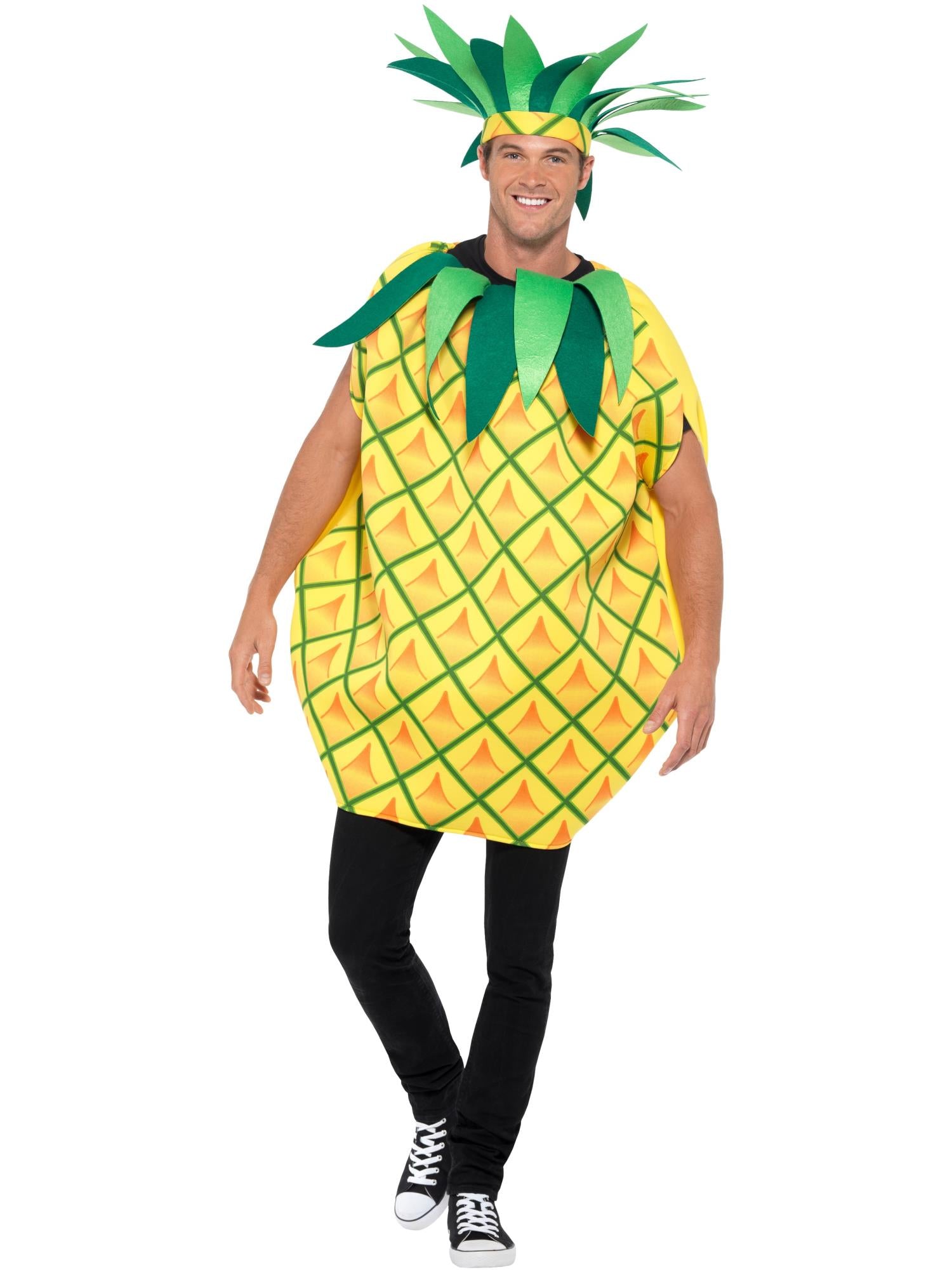 smiffys-fever-ananas-kost-m-gelb-tabard-unisex image 4
