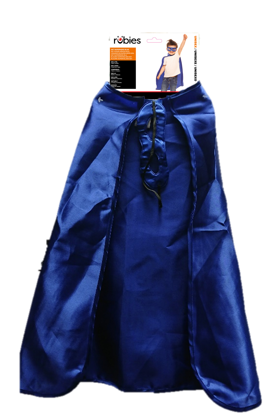 rubies-superheld-cape-mit-maske-blau-einheitsgr-e image 2
