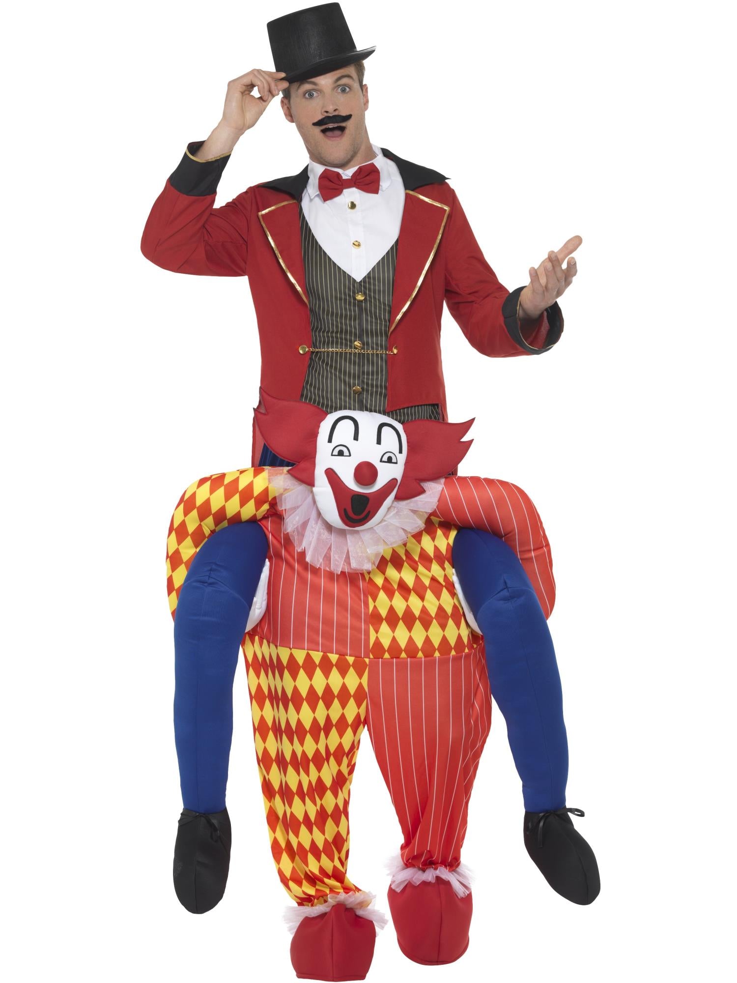 smiffys-piggyback-clown-kost-m-huckepack-bunt-herren image 1