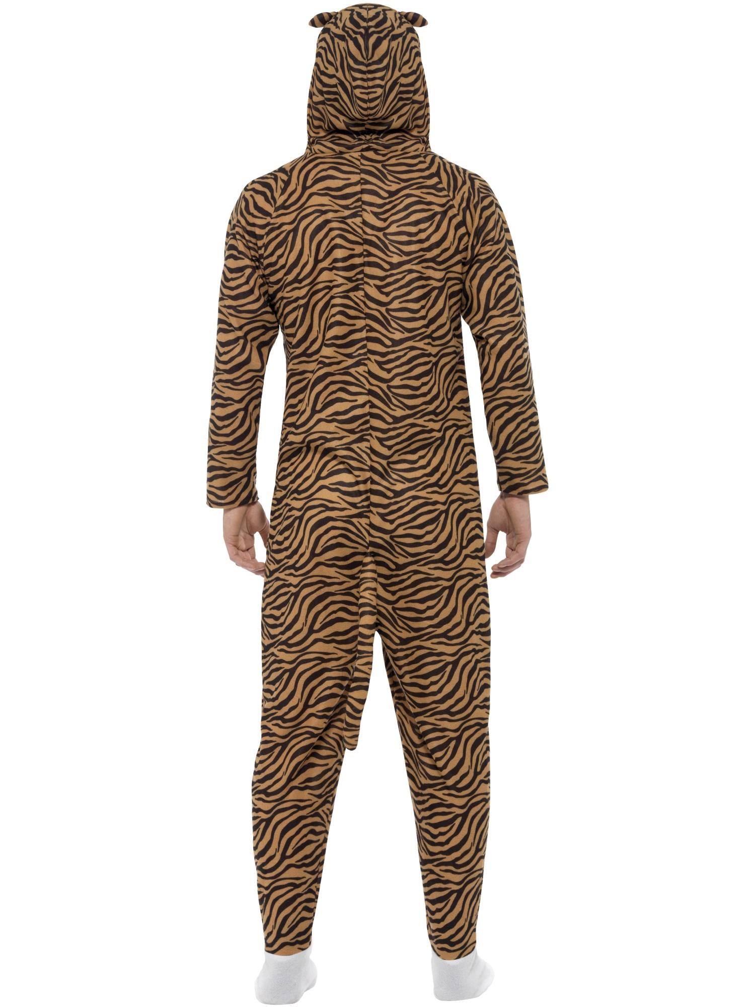 smiffys-fever-tiger-kost-m-overall-braun-onesie image 4