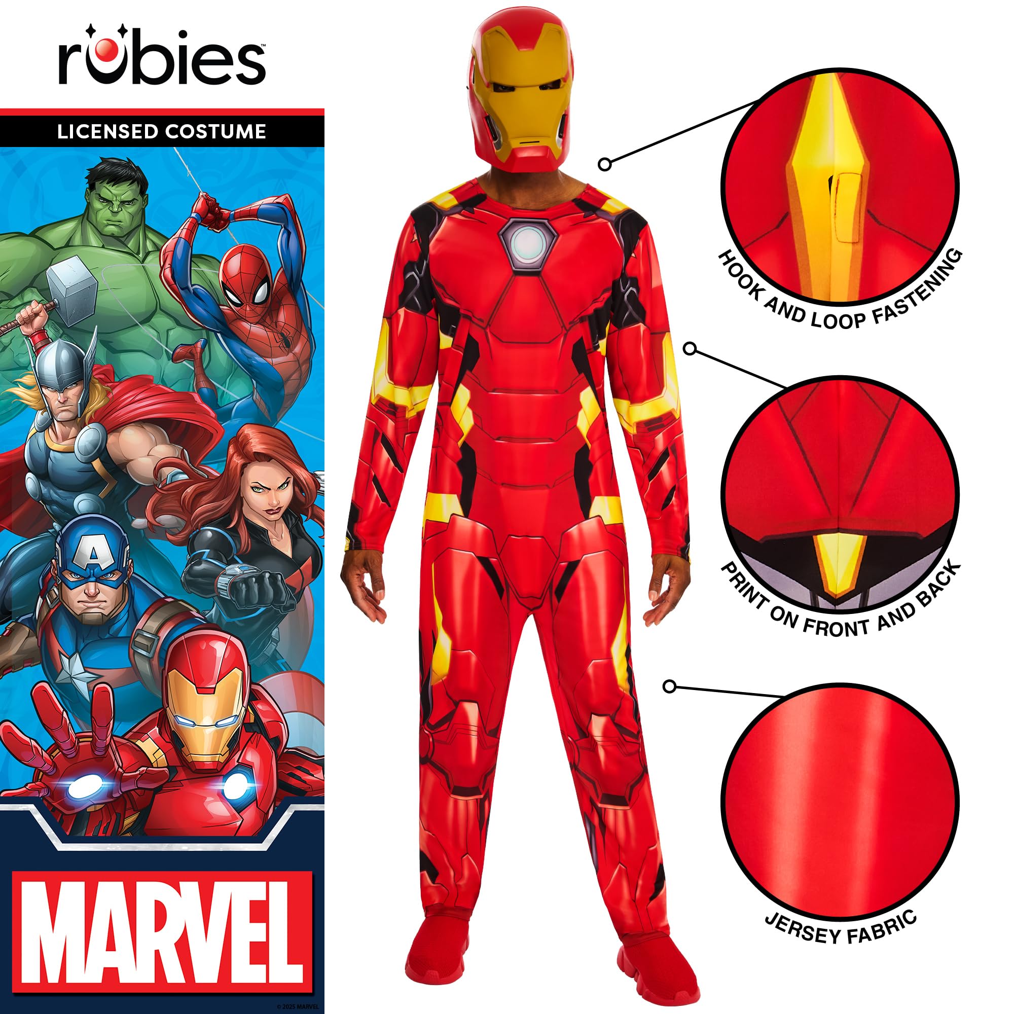 rubie-s-deluxe-iron-man-classic-erwachsenenkost-m-gr-s image 5