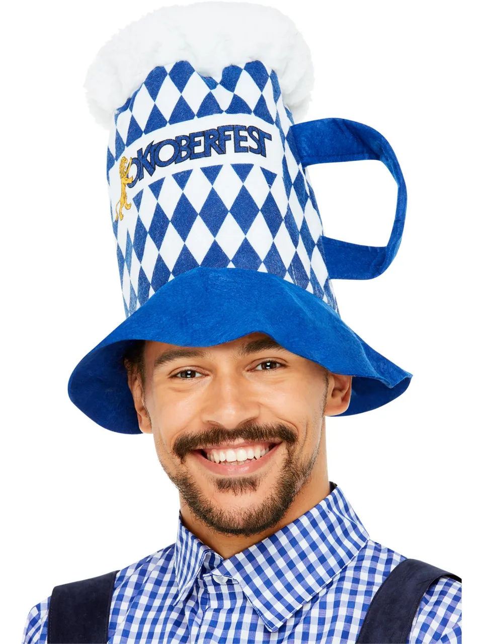 smiffys-fever-bierhut-oktoberfest-blau-wei-kost-mhut image 1