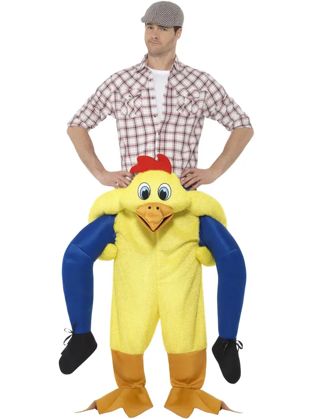 smiffys-fever-piggyback-chicken-herren-kost-m-gelb-einheitsgr-e image 1