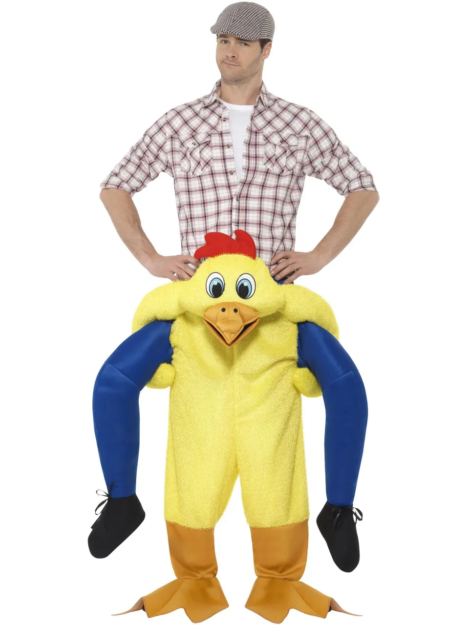 smiffys-fever-piggyback-chicken-herren-kost-m-gelb-einheitsgr-e image 1
