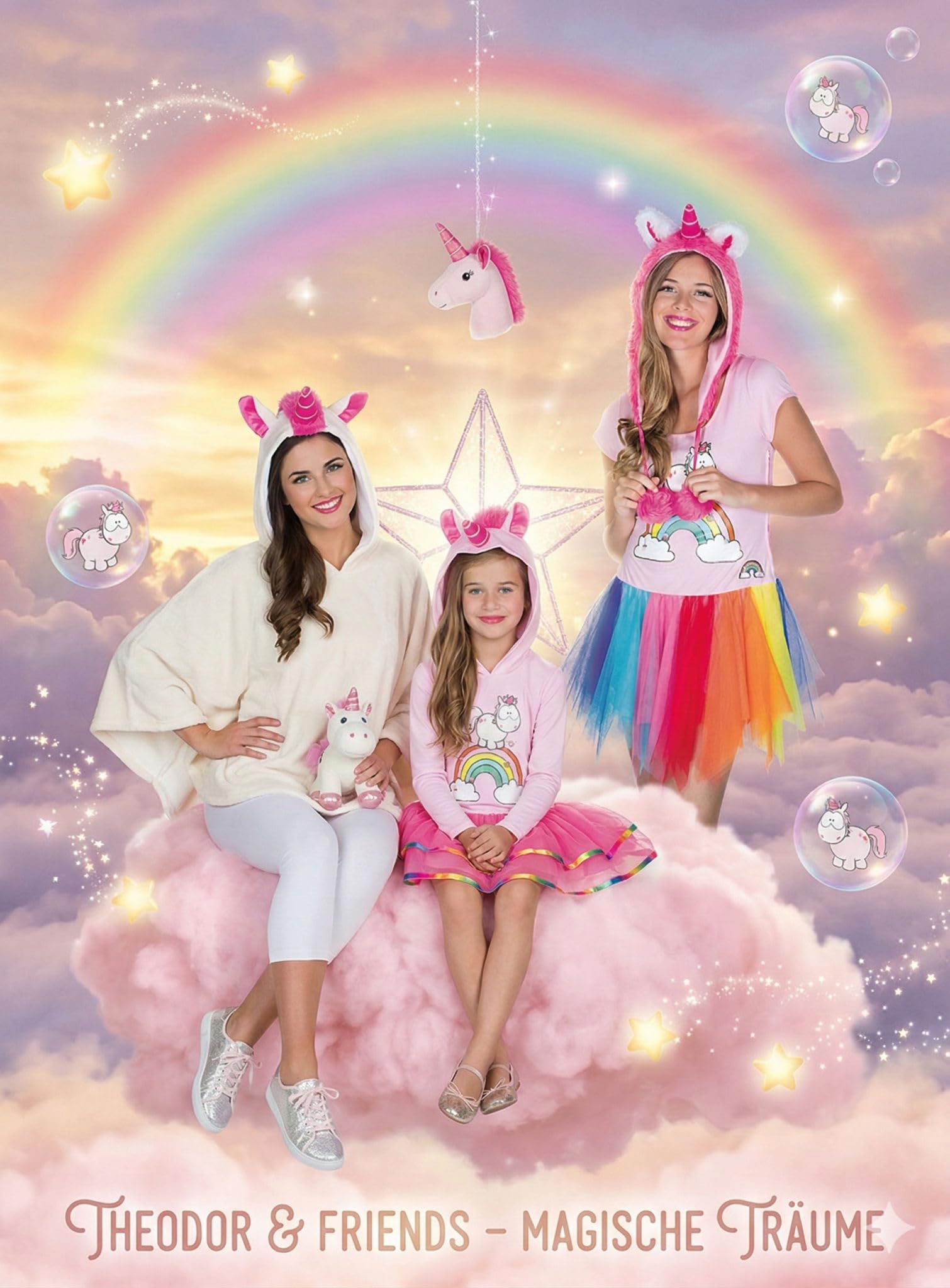 rubie-s-deluxe-nici-einhorn-theodor-pl-schm-tze-pink-einheitsgr-e image 4