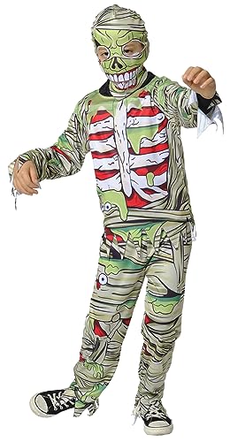 rubie-s-deluxe-zombie-mumienkost-m-kinder-jumpsuit image 6