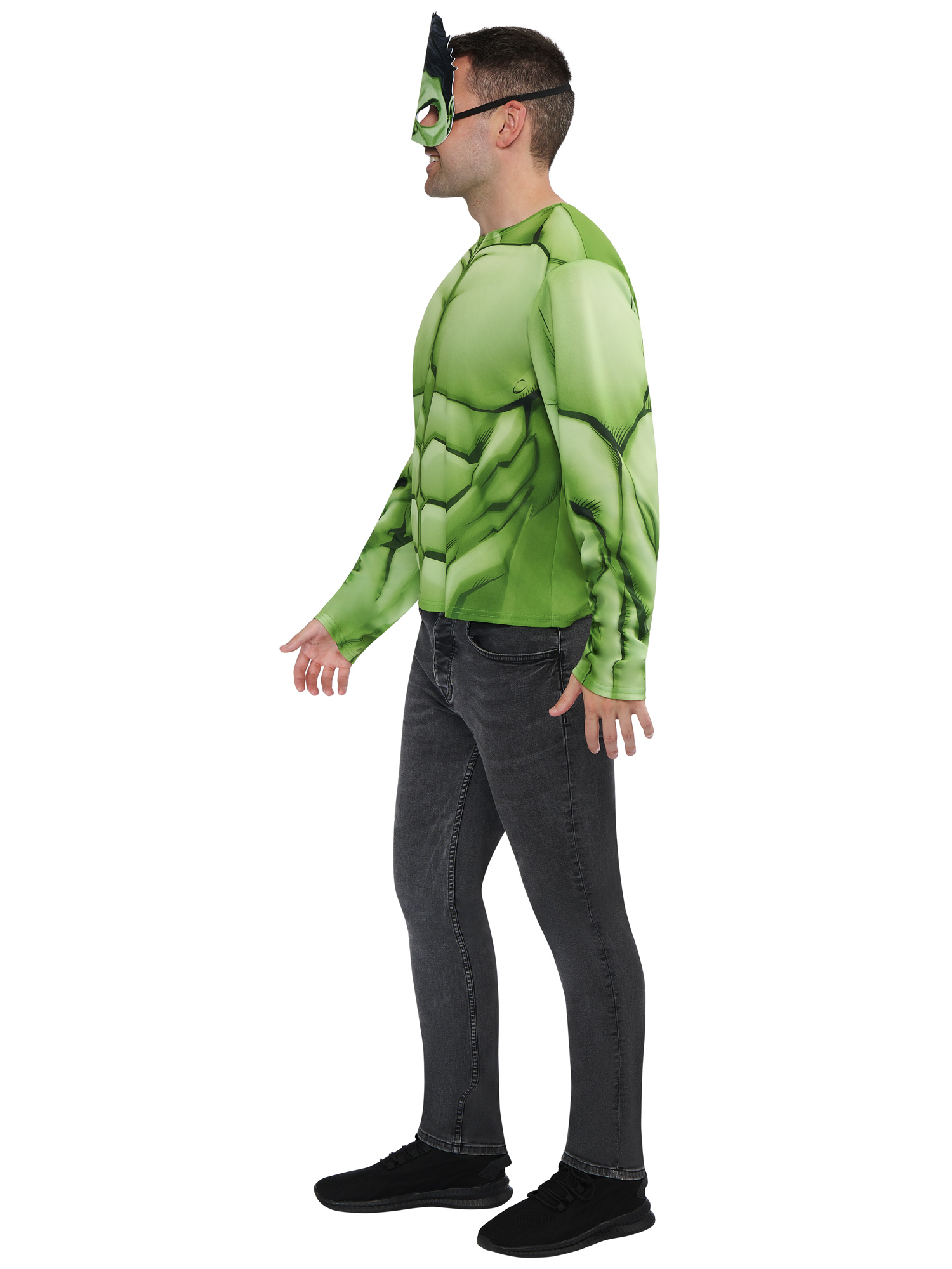 rubies-d-guisements-hulk-top-maske-kost-m-m-l-gr-n image 4