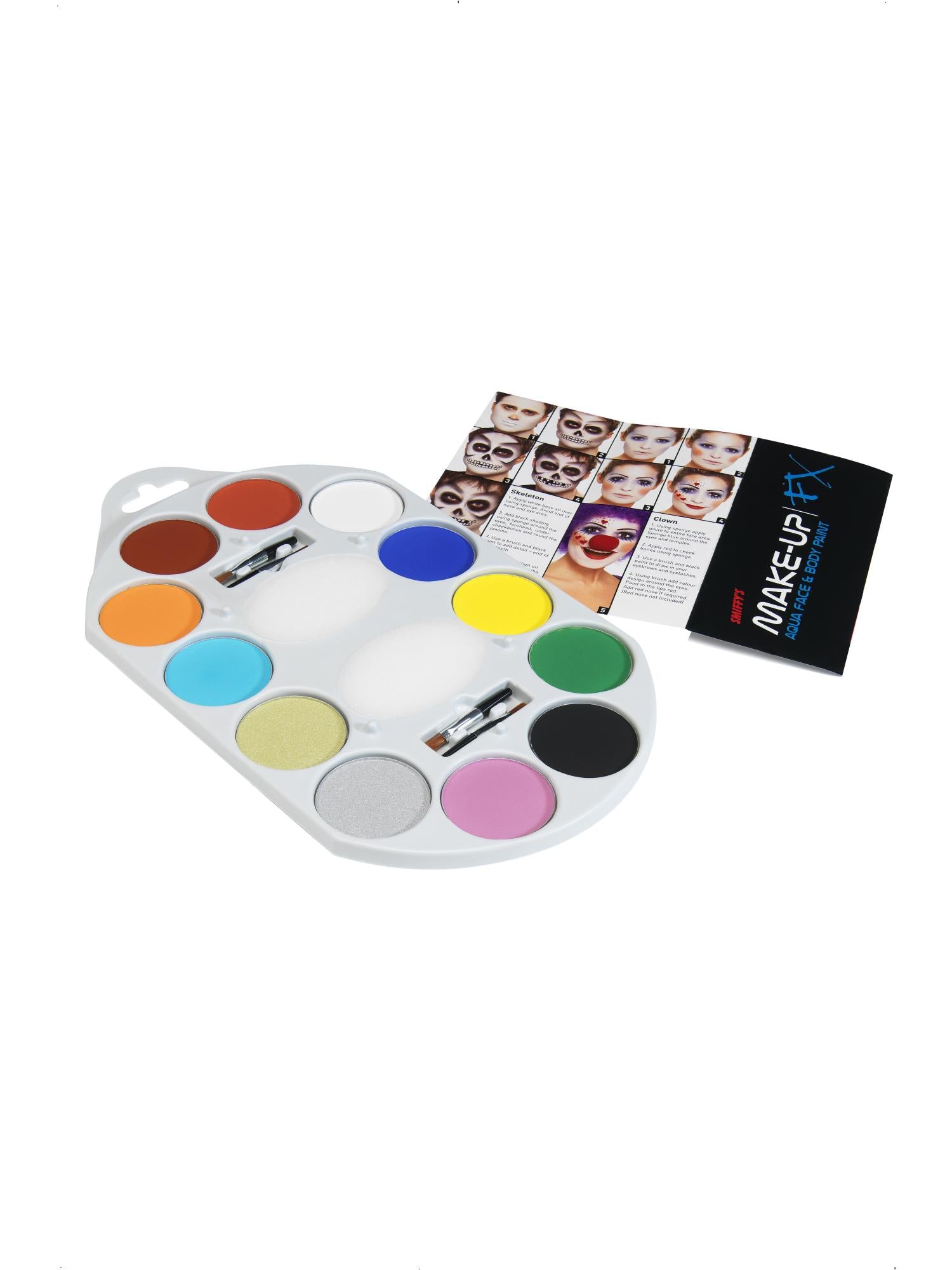 smiffys-makeup-fx-schminkpalette-12-farben-bunt-mit-schwamm image 4