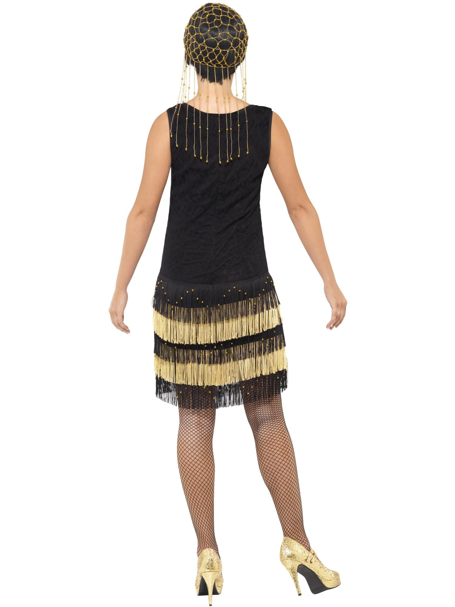 smiffys-fever-1920s-fringed-flapper-kost-m-schwarz-m image 2