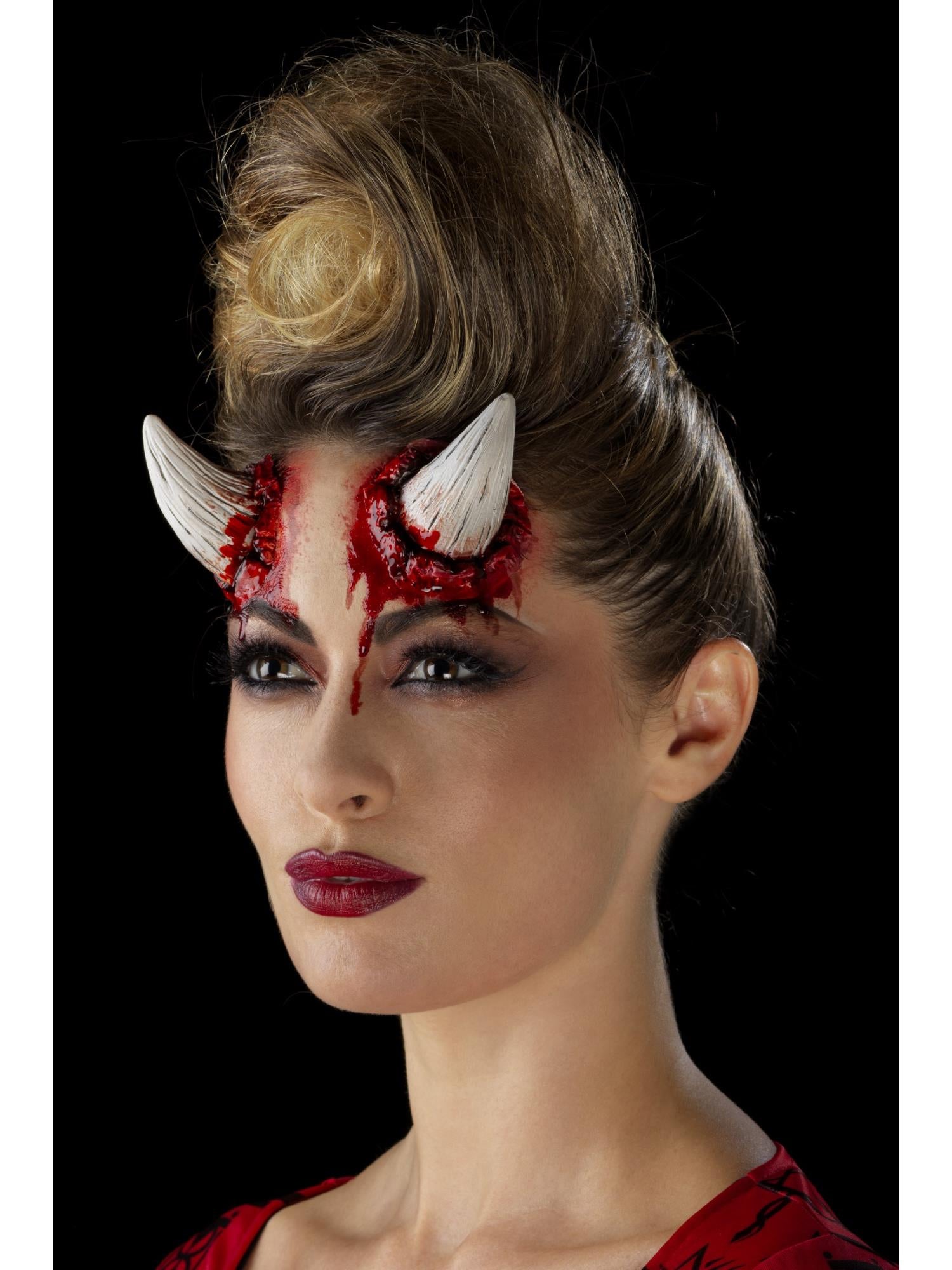 smiffys-makeup-fx-latex-teufelsh-rner-prosthetic-wei-rot image 6