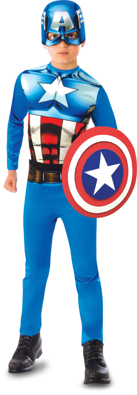 rubies-d-guisements-captain-america-kost-m-classic-mit-schild image 1