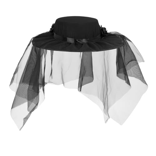 boland-97089-llorona-hut-mit-schleier-schwarz-rot image 8