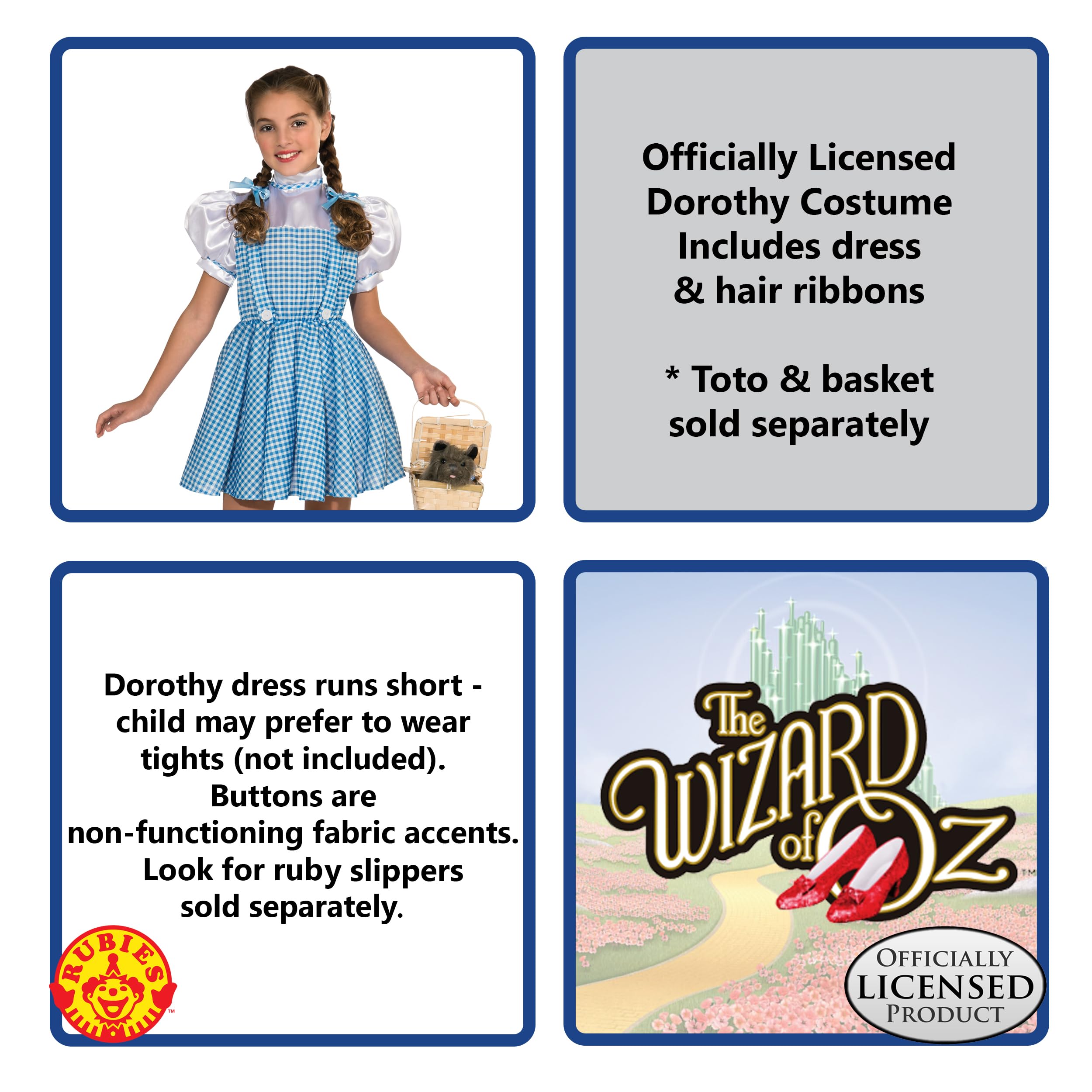 rubie-s-deluxe-dorothy-zauberer-von-oz-kleid-blau-small image 5