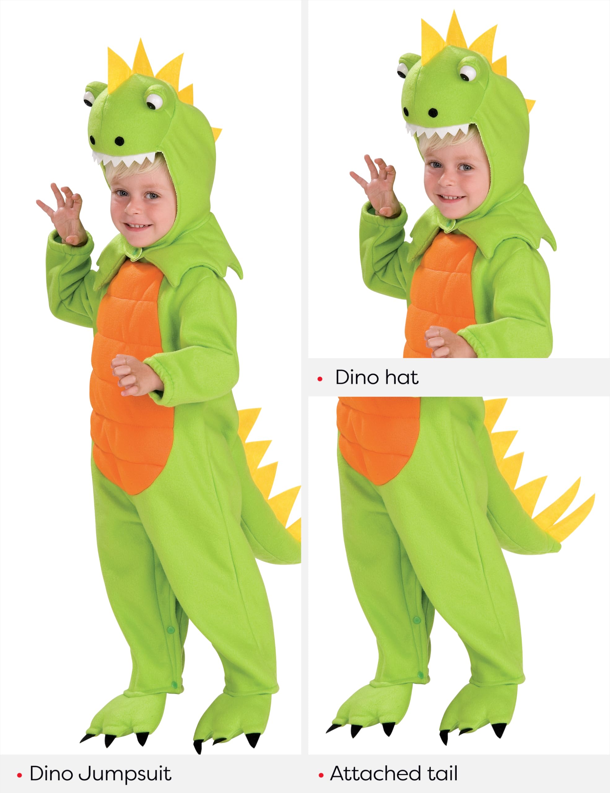 rubie-s-deluxe-dinosaurier-kost-m-kinder-gr-s-gr-n-sound image 4