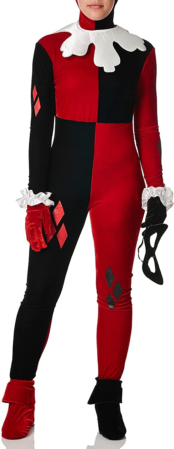 rubie-s-deluxe-harley-quinn-jumpsuit-kost-m-damen-m image 3