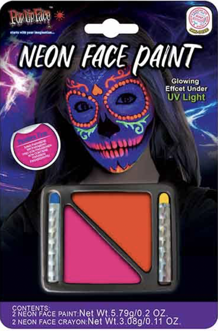 rubies-maquillage-neon-schminkpalette-rosa-orange image 2