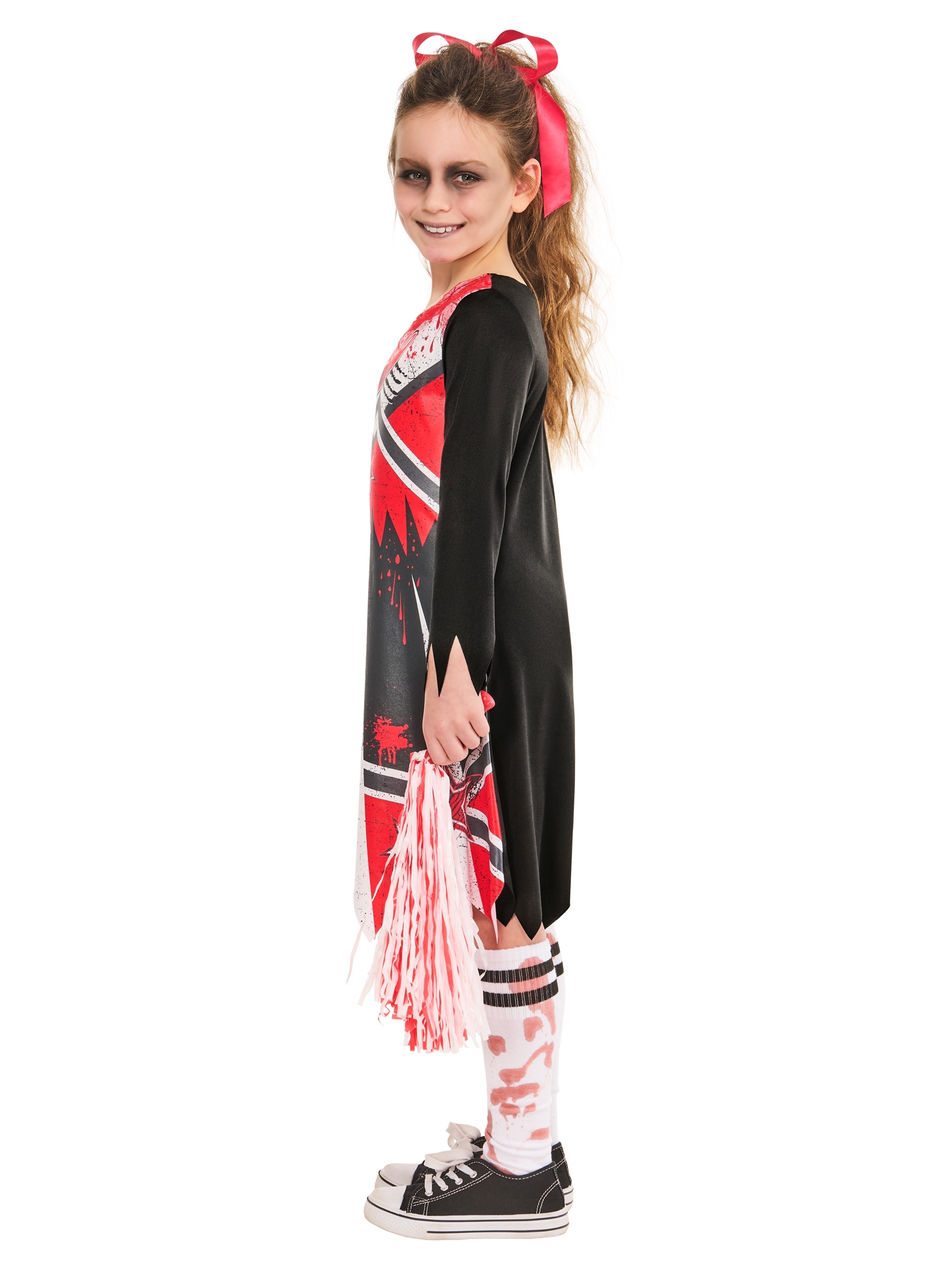 rubies-d-guisements-zombie-cheerleader-kost-m-kinder-mit-pompons image 3