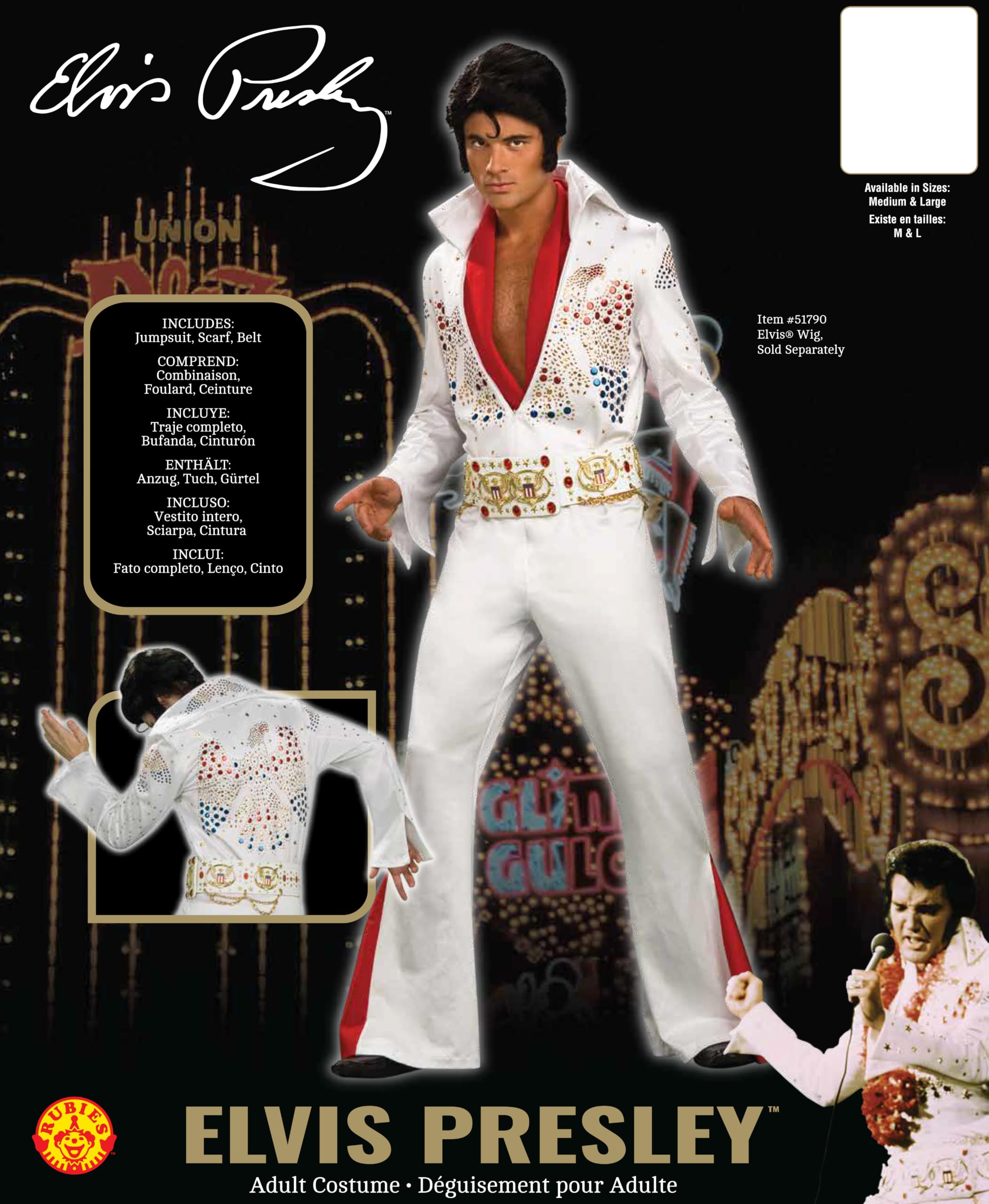 rubie-s-grand-heritage-elvis-presley-kost-m-l image 2