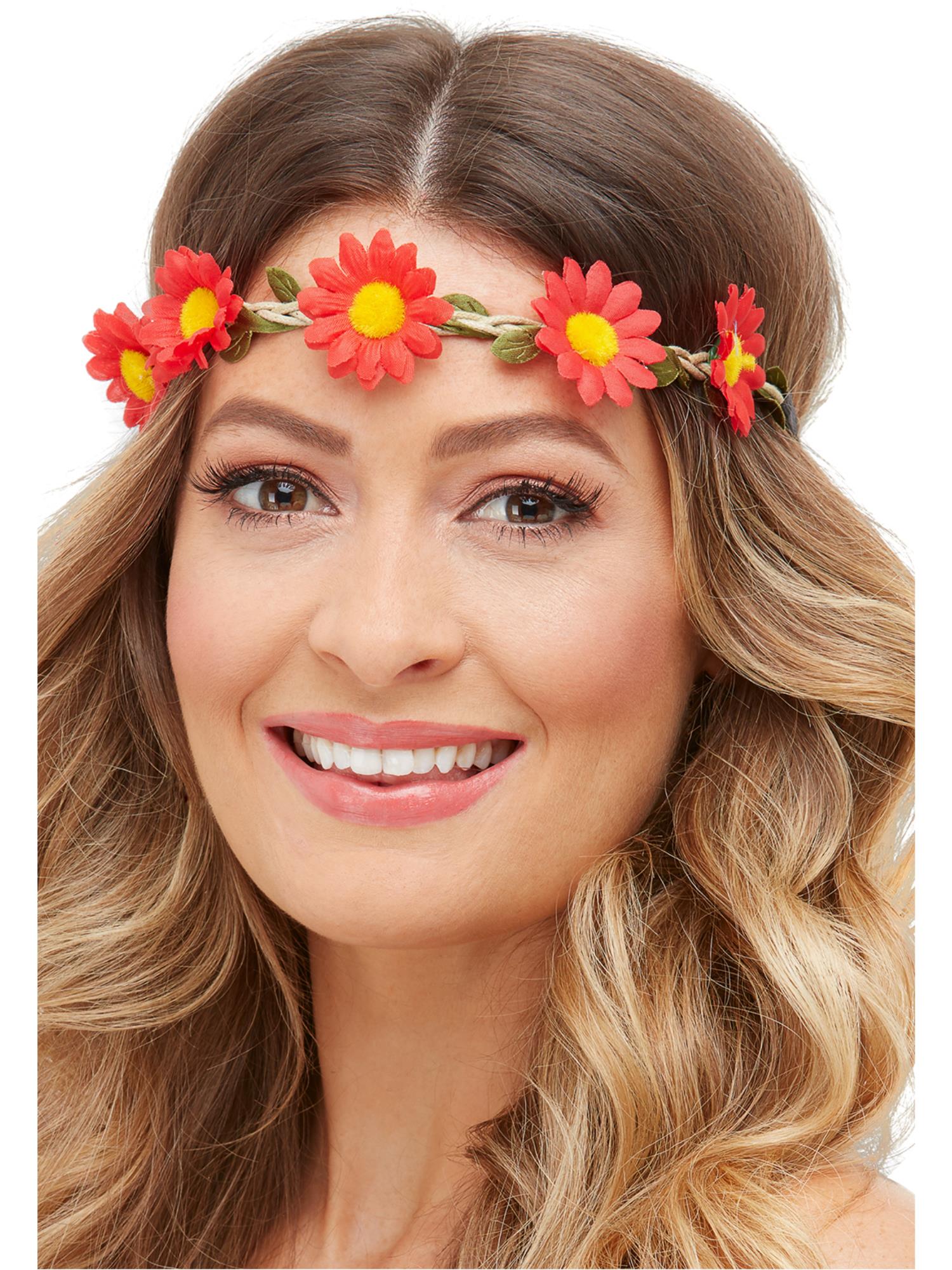 smiffys-fever-daisy-chain-haarkranz-3er-set-hippie image 2