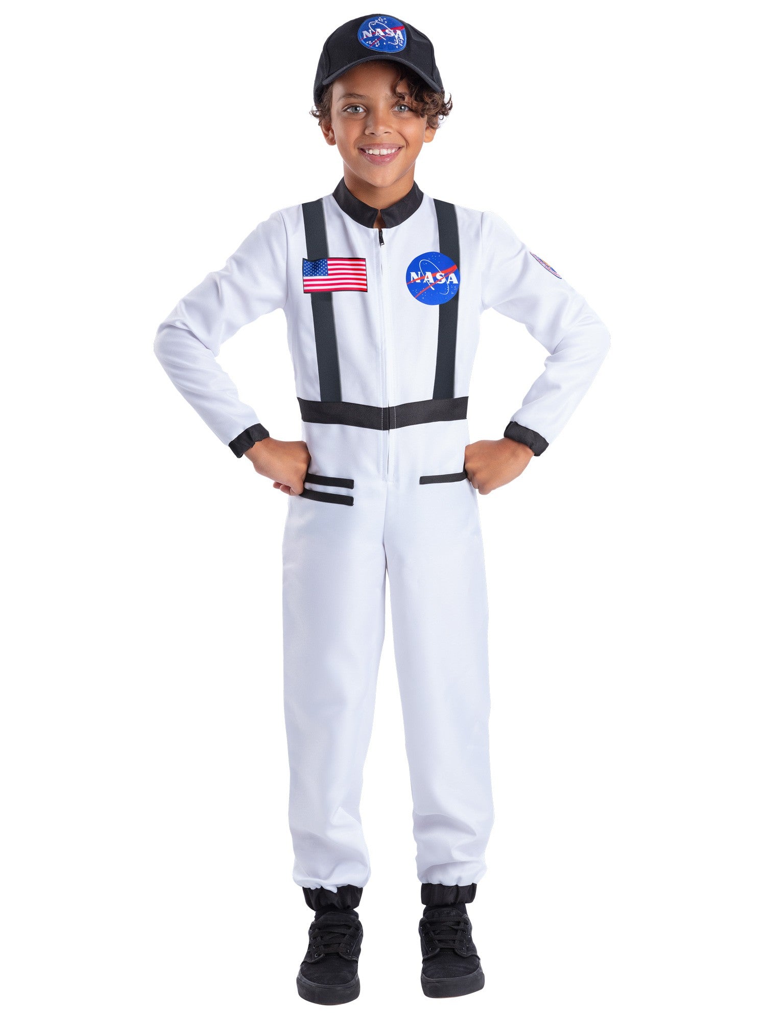smiffys-fever-astronautenkost-m-kinder-wei-l-10-12 image 1