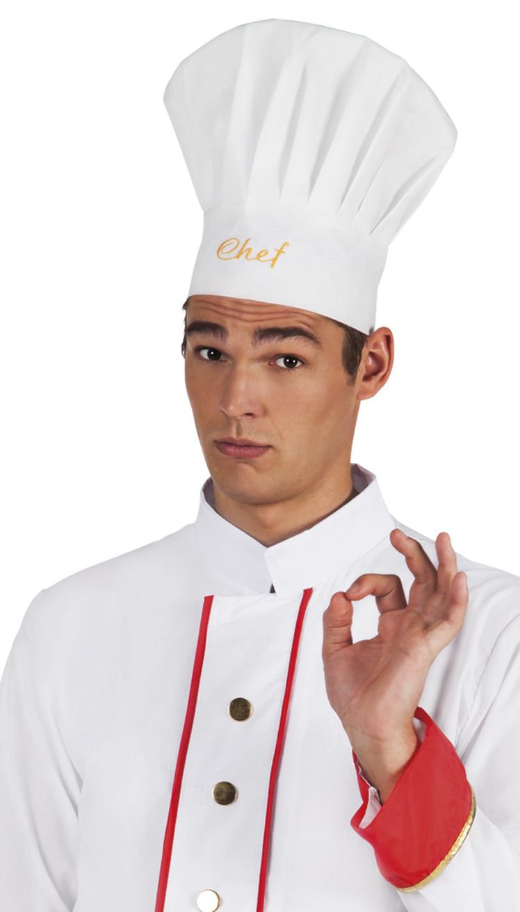 boland-kochm-tze-chef-wei-gelb-kost-m-hut-unisex image 2