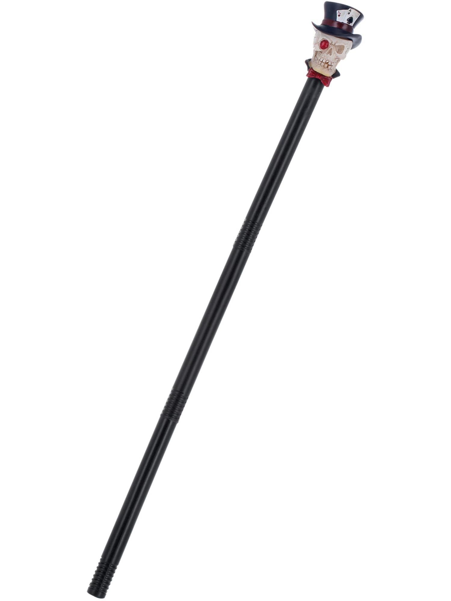 smiffys-fever-voodoo-gehstock-totenkopf-88cm-3-teilig image 1