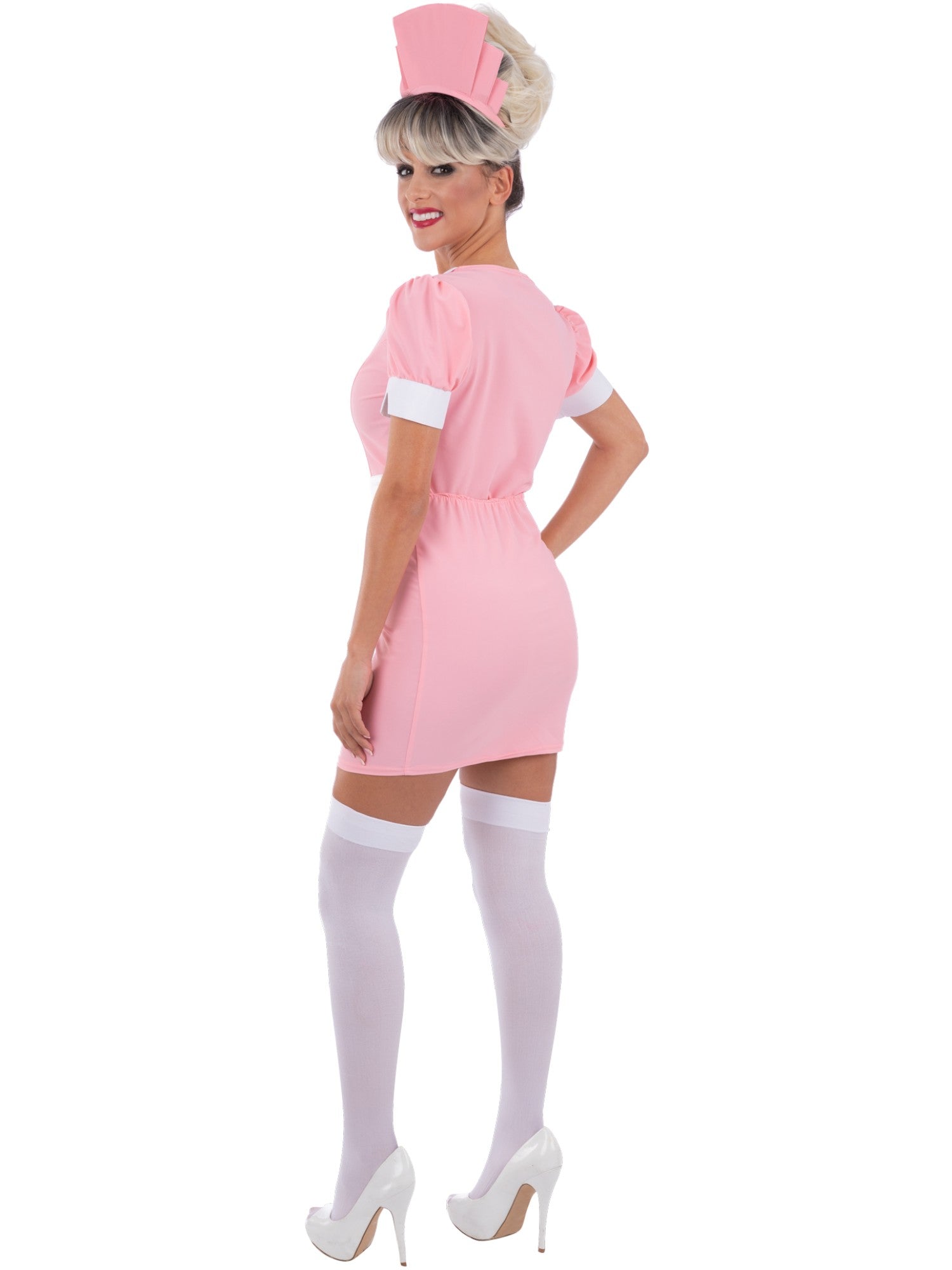 smiffys-fever-rocky-horror-usherette-kost-m-damen-pink-m image 2