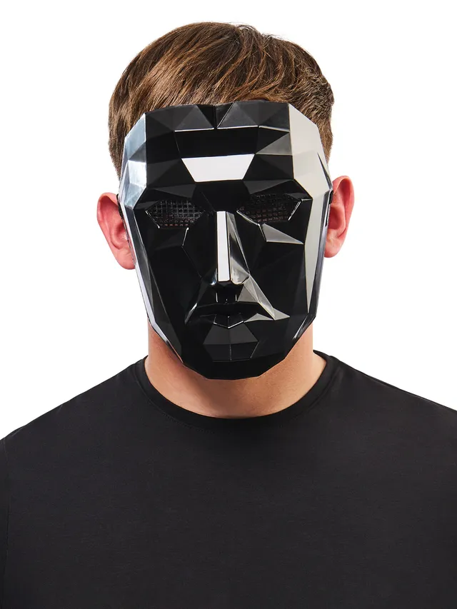 rubies-squid-game-frontman-maske-erwachsene-schwarz-kunststoff image 1