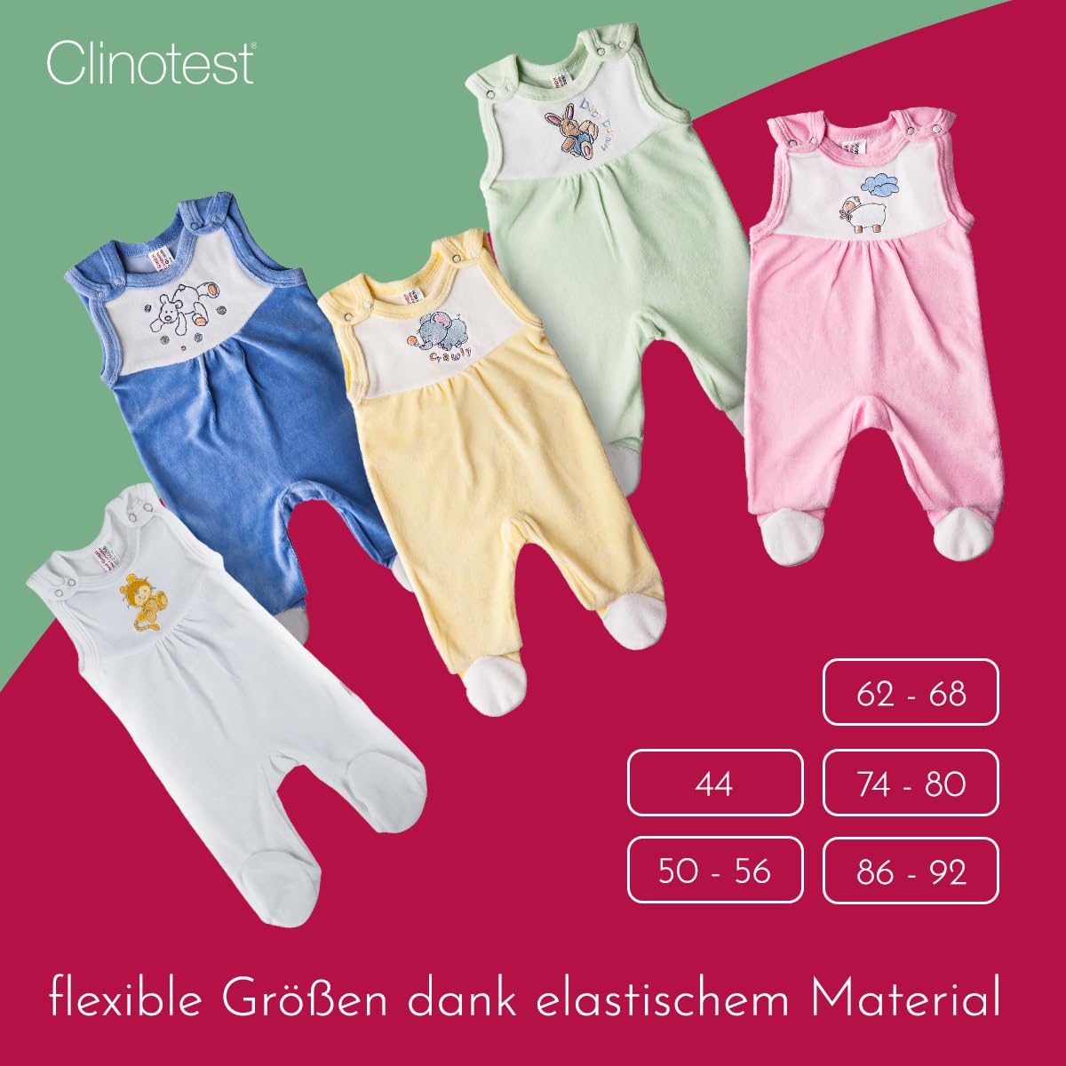 clinotest-nachwuchs-nicki-babystrampler-mint-50-56-baumwolle image 3