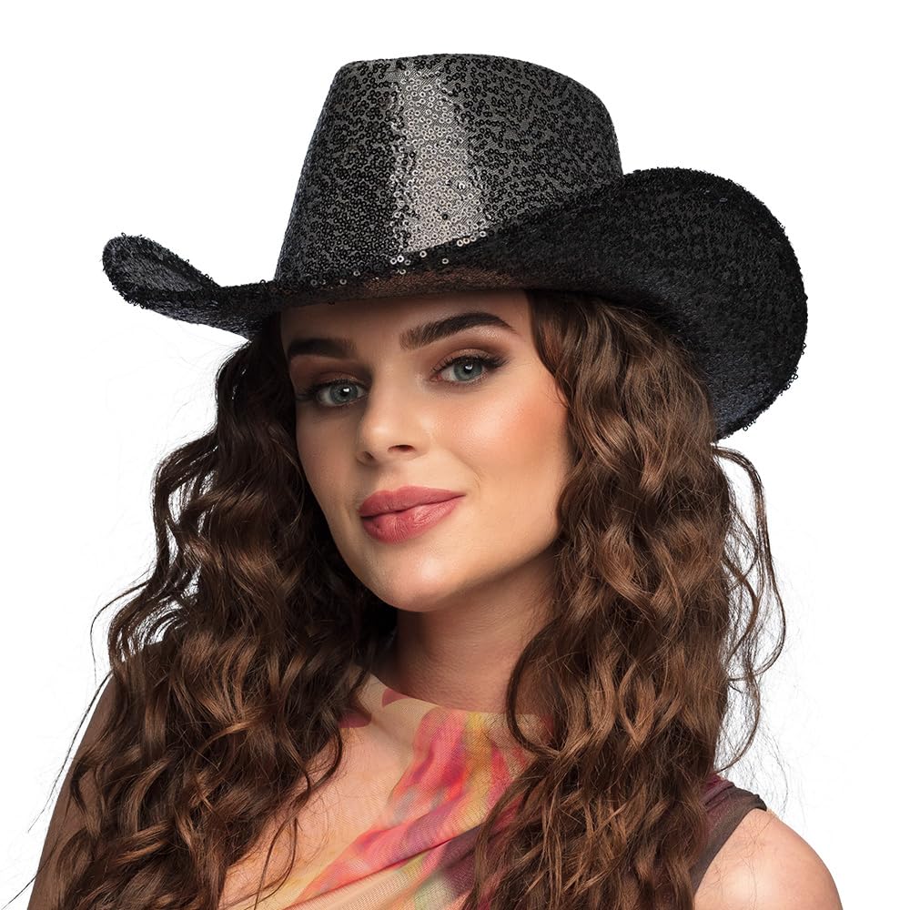 boland-rodeo-cowboyhut-fasching-schwarz-mit-western-look image 1