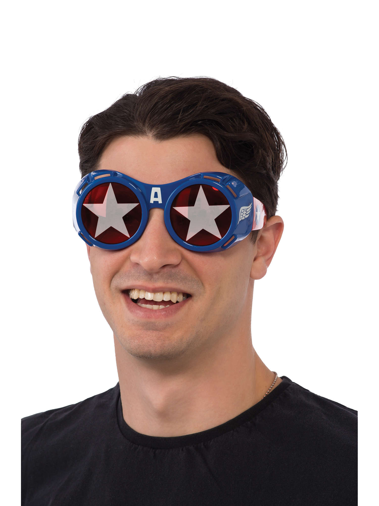 rubies-captain-america-brille-erwachsene-kost-m-zubeh-r image 1