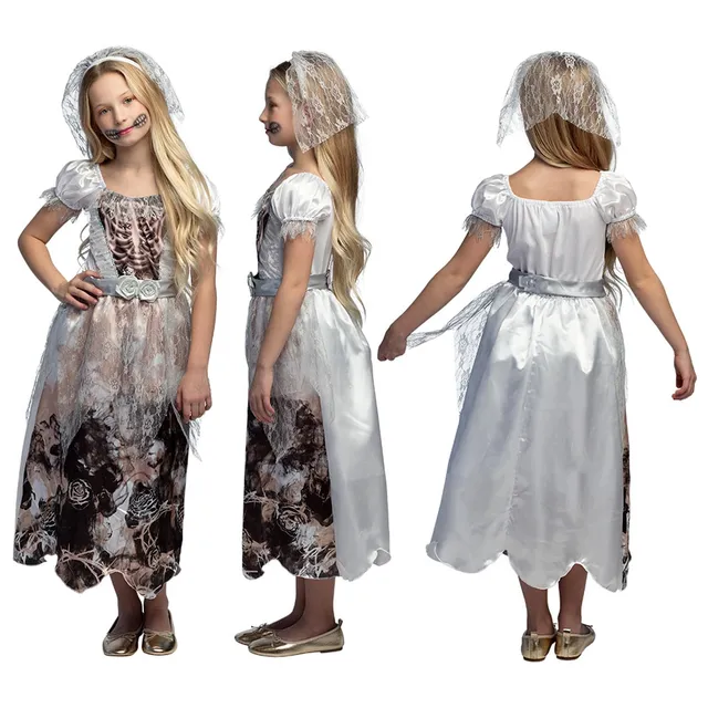boland-halloween-zombie-braut-kost-m-m-dchen-4-6-jahre-kleid image 1