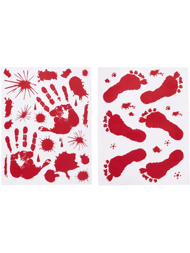 smiffys-fever-bloody-sticker-blut-deko-fenster-boden-2-motive image 1