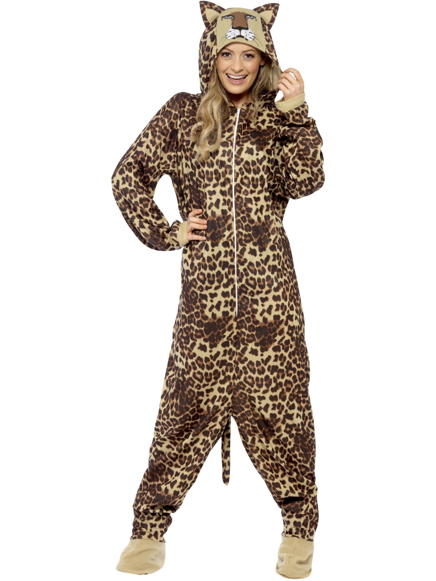 smiffys-fever-leopard-kost-m-l-42-44-braun-mit-kapuze image 4