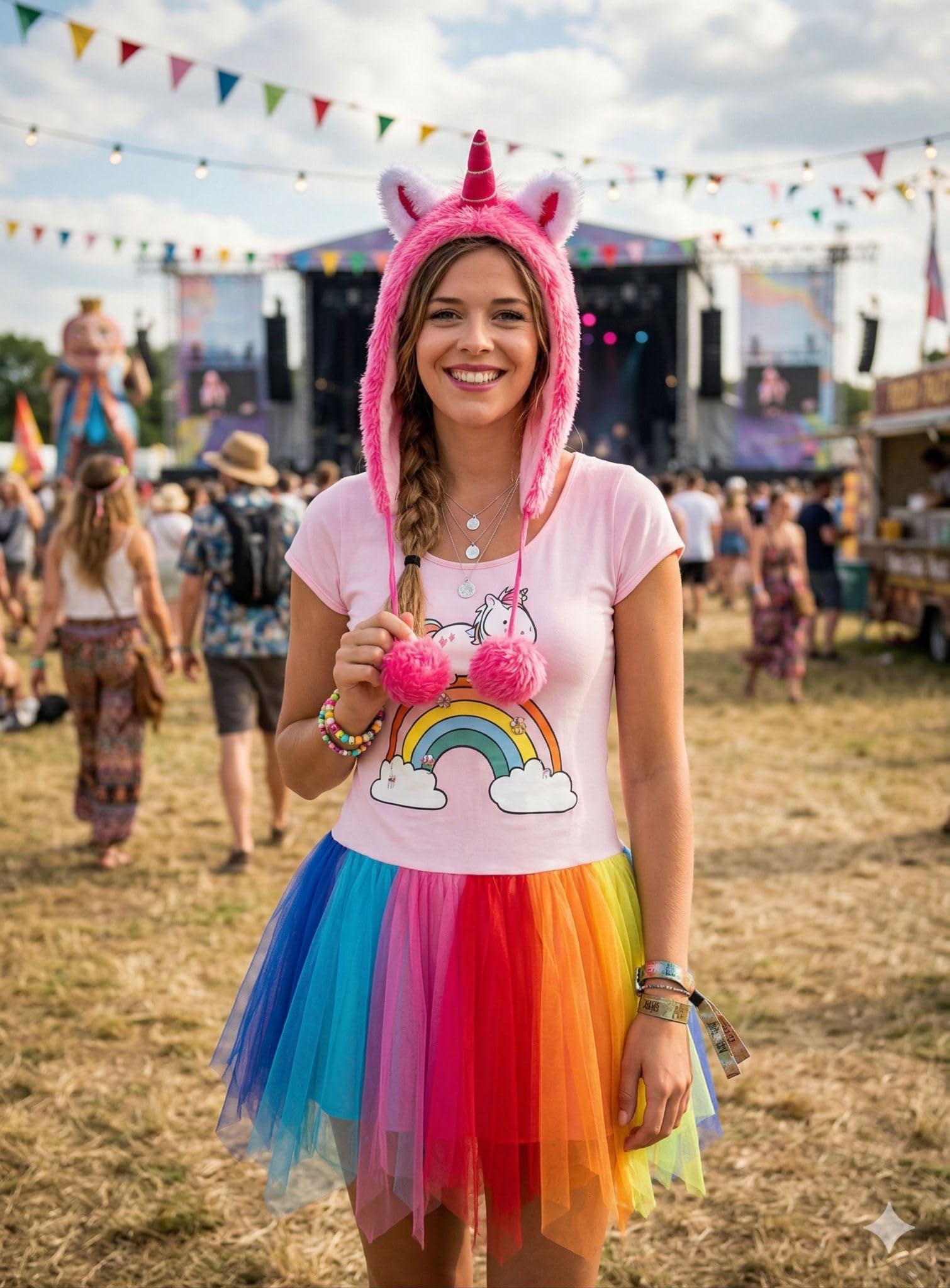 rubie-s-deluxe-nici-einhorn-theodor-pl-schm-tze-pink-einheitsgr-e image 3