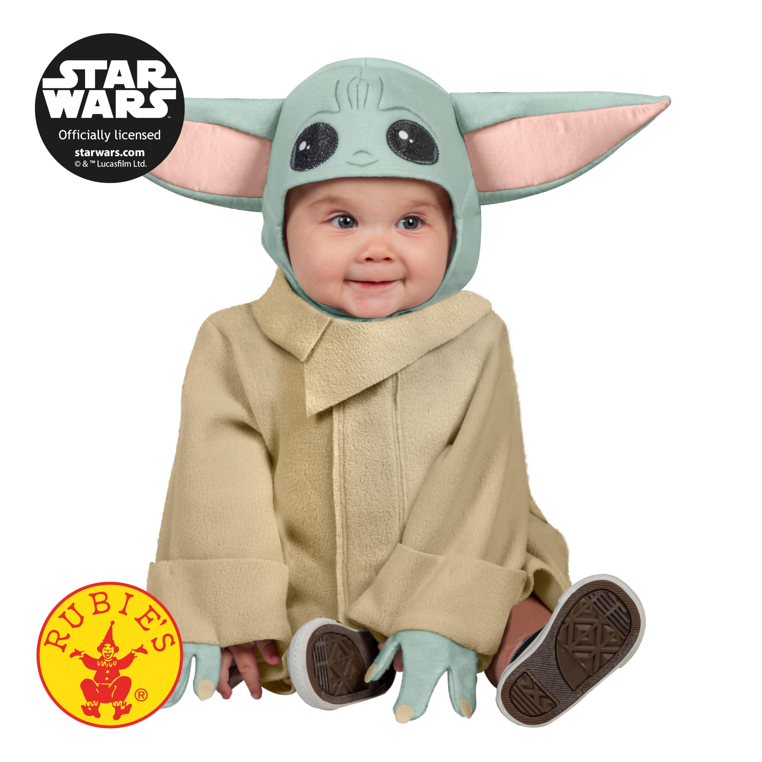 rubie-s-deluxe-star-wars-baby-yoda-kost-m-6-12-monate image 2