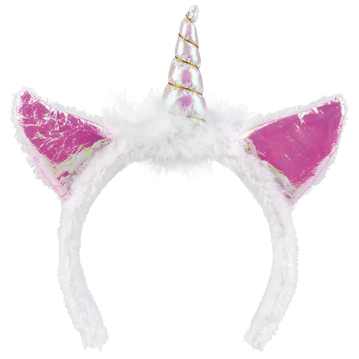 boland-headwear-rainbow-unicorn-tiara-haarreif-einhorn-mit-horn image 4