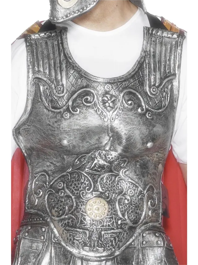 smiffys-fever-roman-armour-brustpanzer-silber image 1