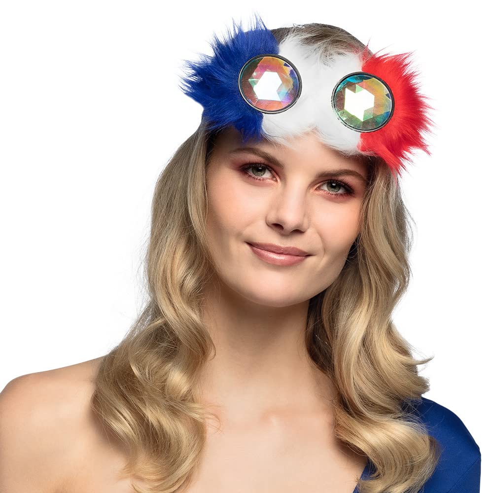 boland-61988-rave-partybrille-frankreich-blau-wei-rot image 2