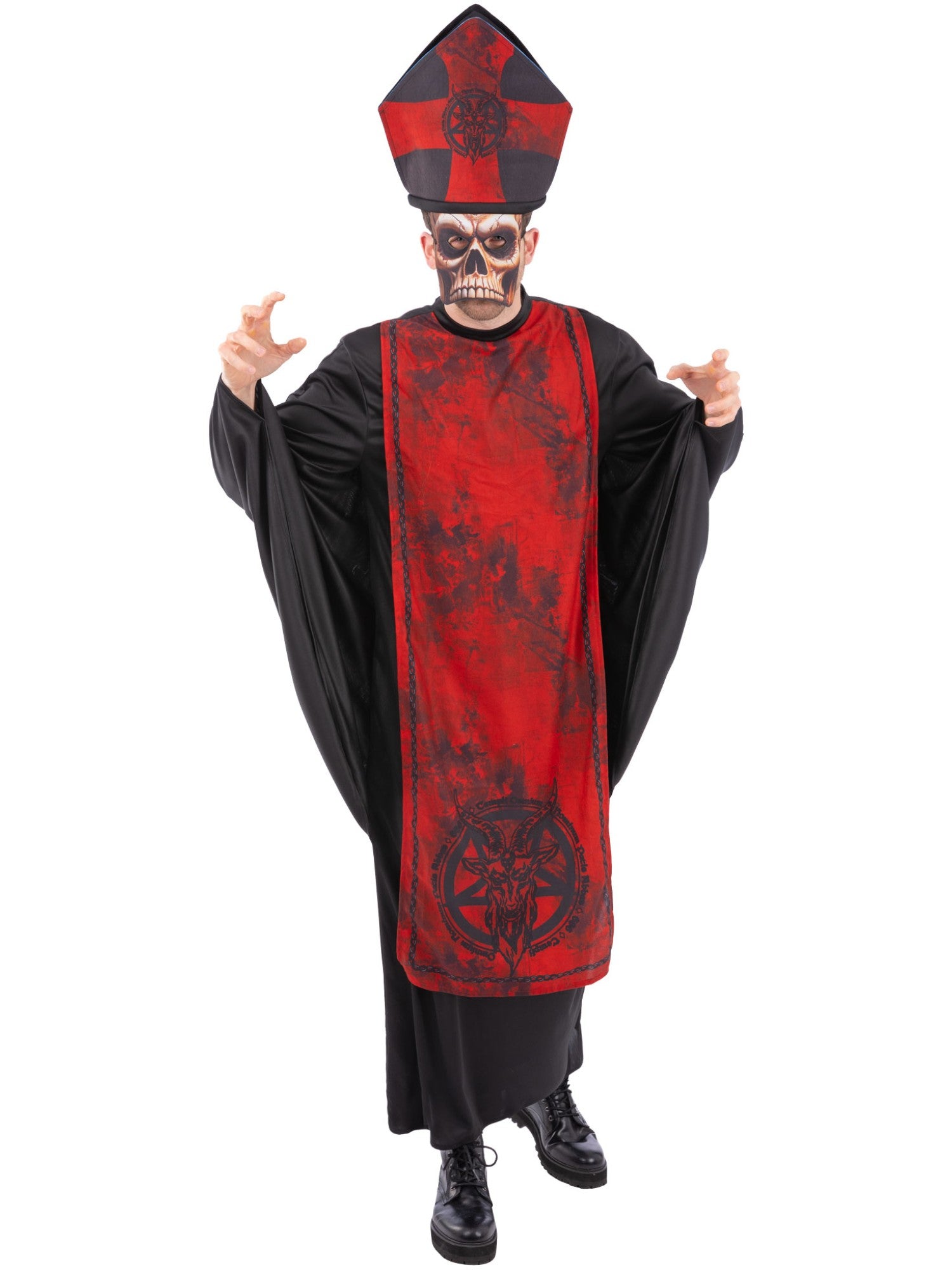 smiffys-fever-cardinal-sin-kost-m-herren-schwarz-rot-m-l image 4