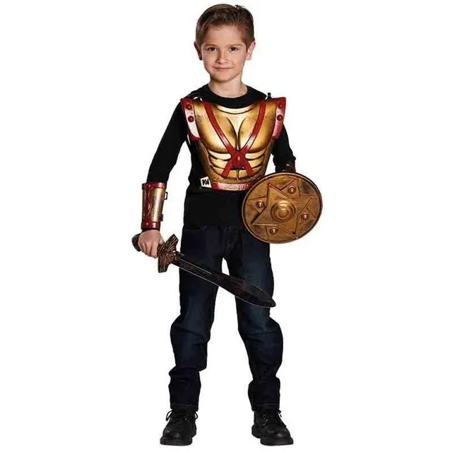 rubie-s-deluxe-ritter-r-stung-set-schwert-schild-fasching image 1