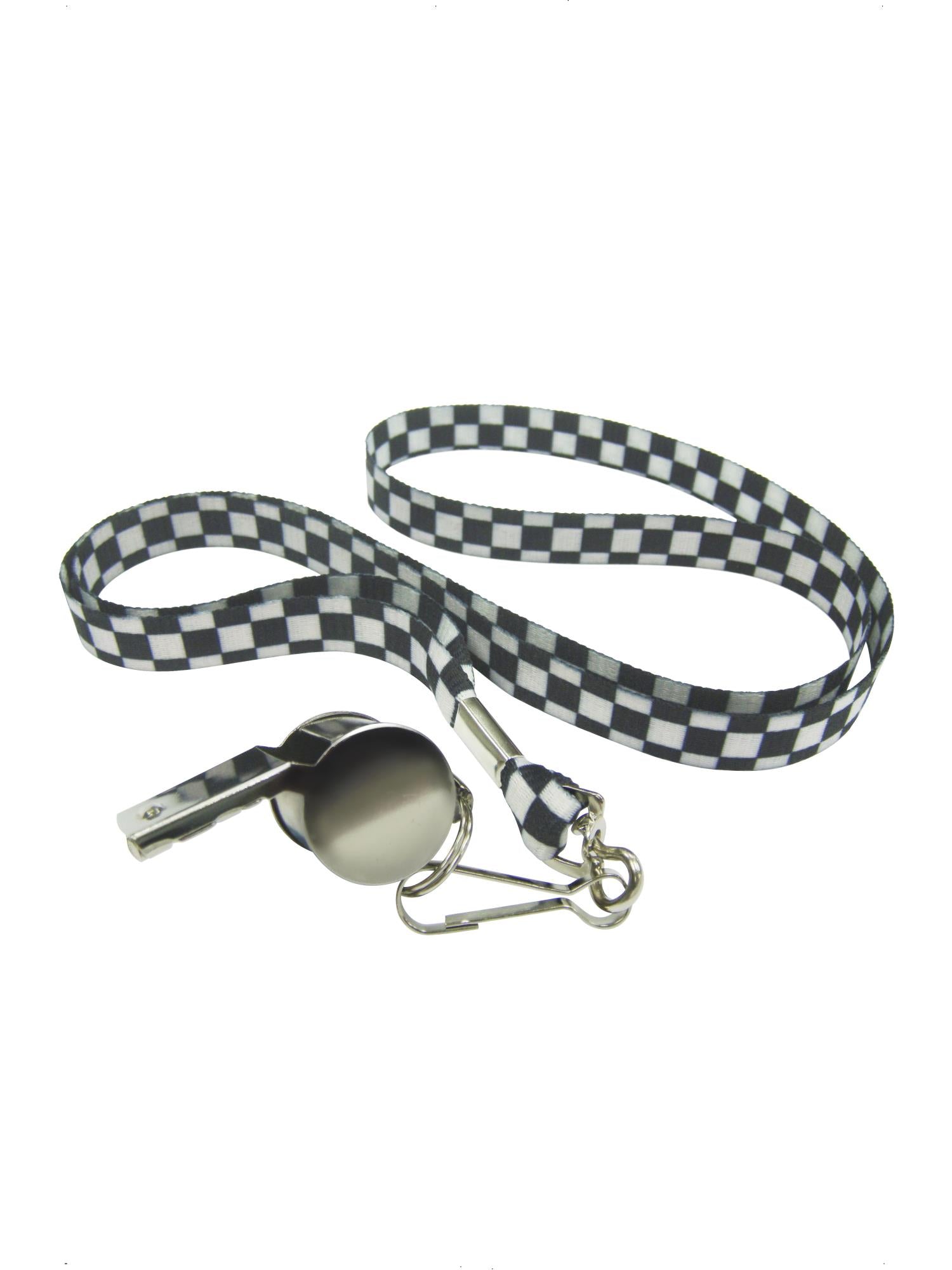 smiffys-fever-trillerpfeife-metall-silber-mit-band image 1