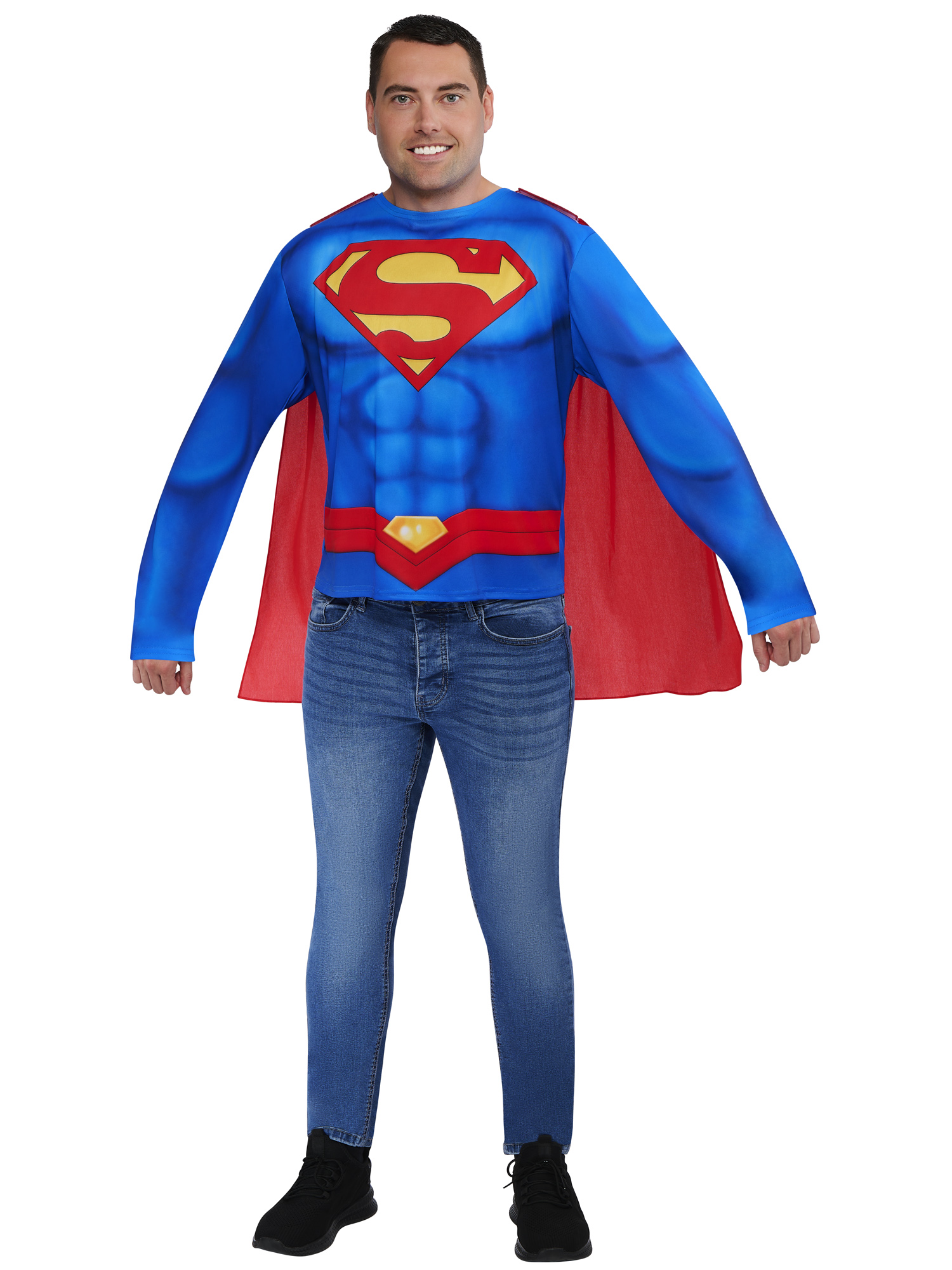 rubies-france-superman-kost-m-top-mit-cape-m-l-muskeln image 7