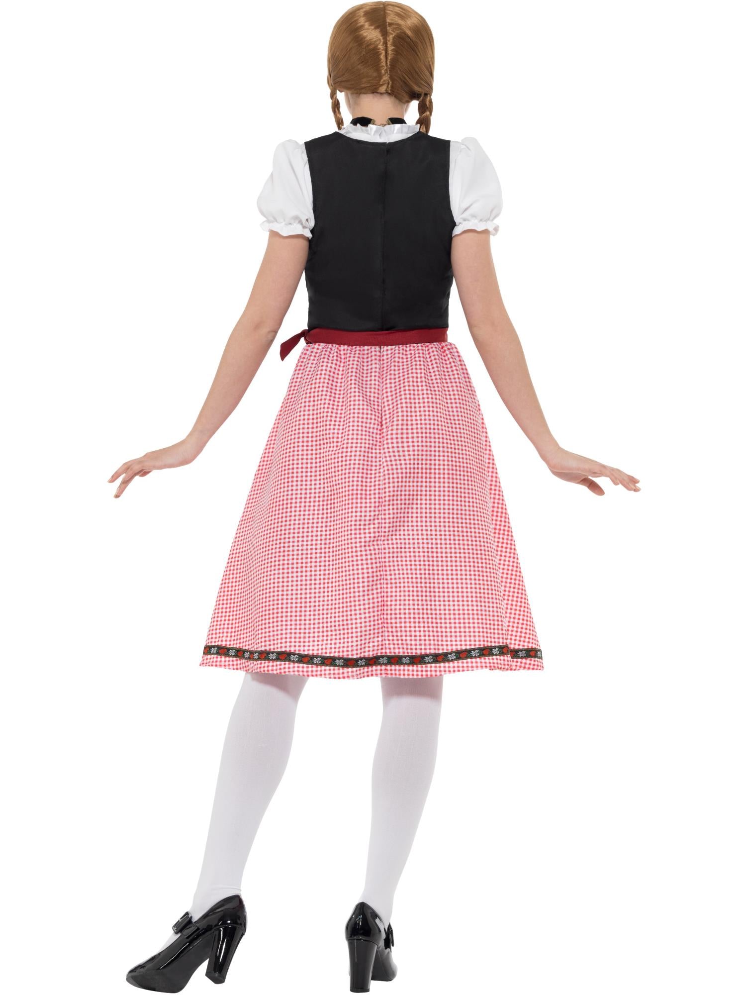 smiffys-fever-bavarian-tavern-maid-dirndl-damen-rot-m image 2