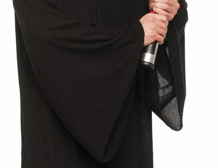 rubies-jedi-kost-m-schwarz-luxe-erwachsene-mit-kapuze image 2