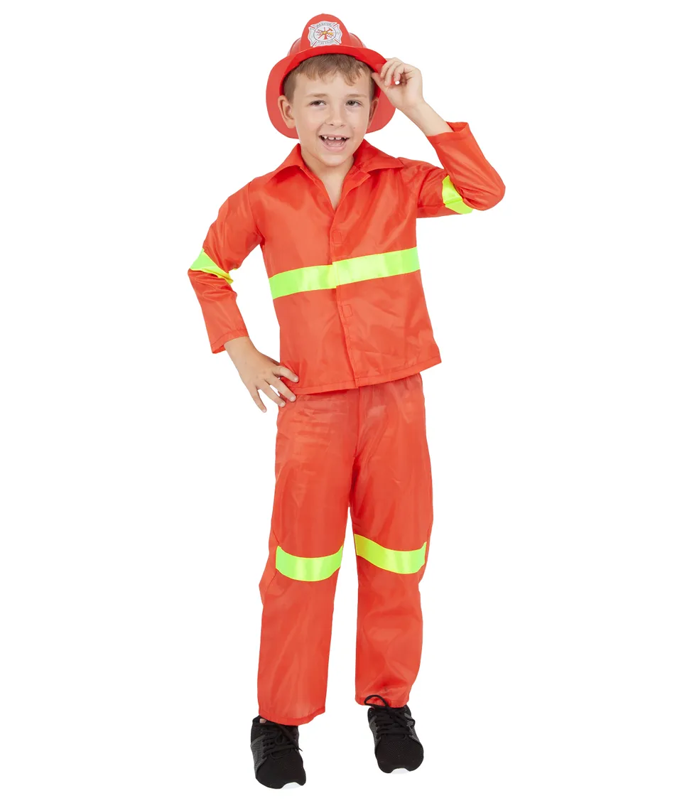 rubies-feuerwehr-feuerwehrmann-kost-m-jacke-hose image 1